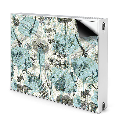 Mata magnesowa Kwiaty i ważki