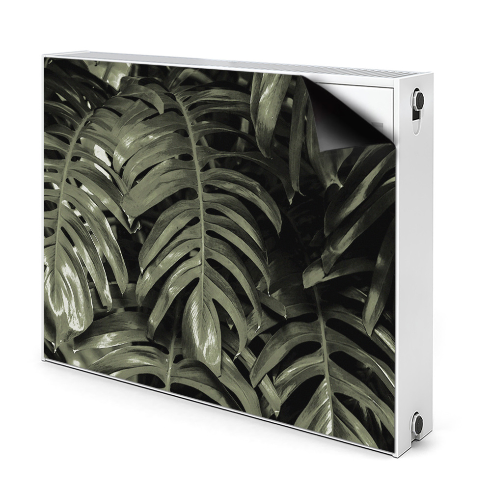 Magnetyczna osłona grzejnika Liście bananów