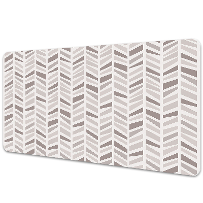 Mata na biurko Szara jodełka