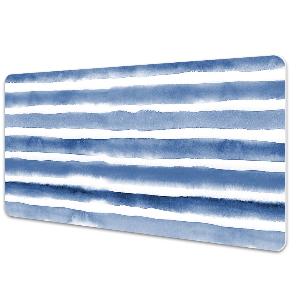 Mata na biurko Pasy malowane akwarelą