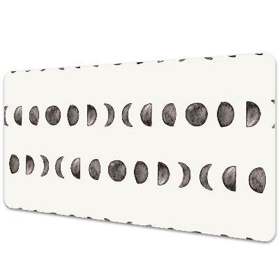 Mata na biurko Malowane księżyce