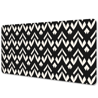 Mata na biurko Skandynawski czarno-biały motyw