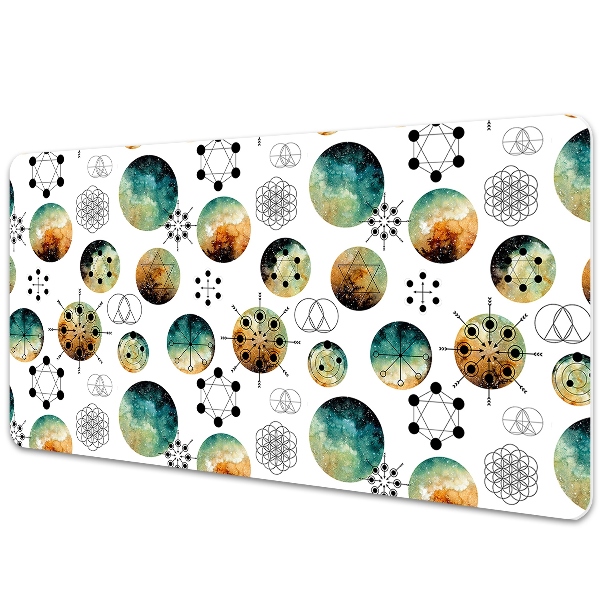 Mata na biurko dla dzieci Galaktyka w kosmosie