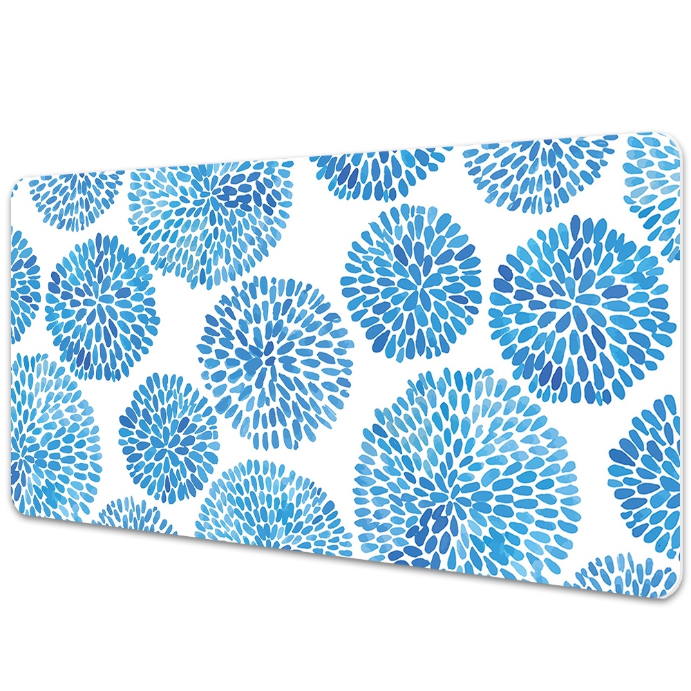 Mata na biurko Niebieski kwiat