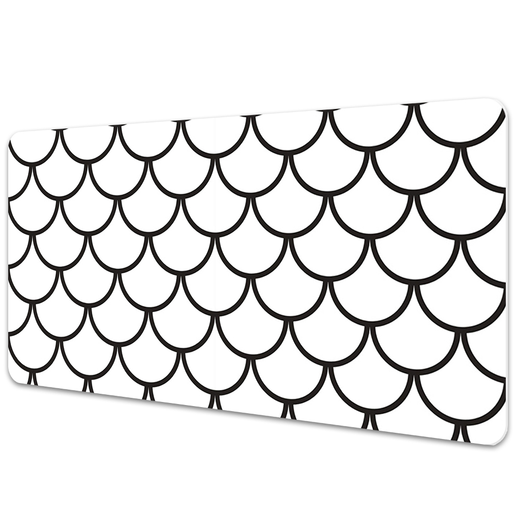 Mata na biurko Rybia łuska