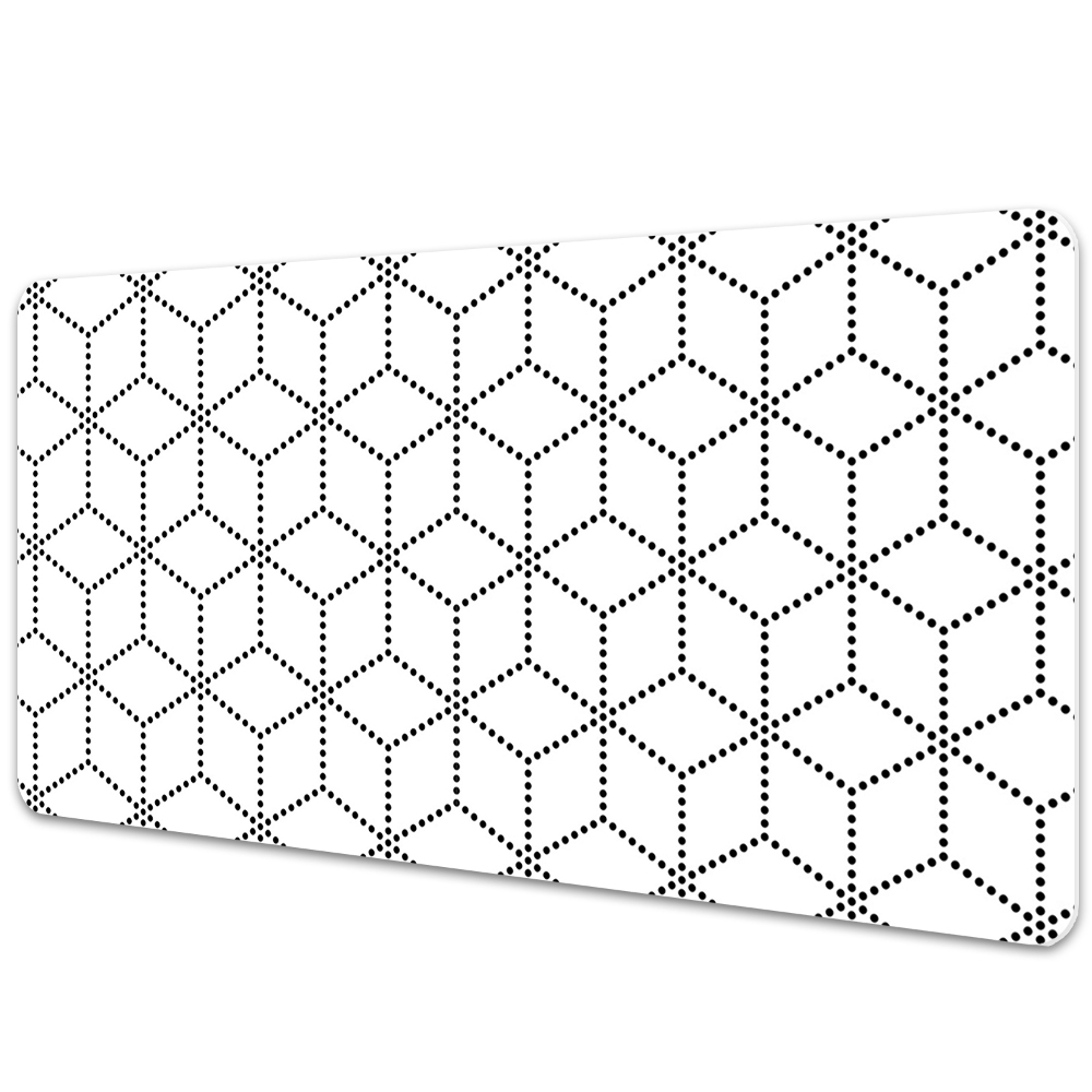 Mata na biurko Geometryczne sześciany