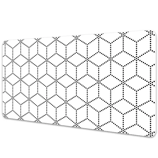 Mata na biurko Geometryczne sześciany