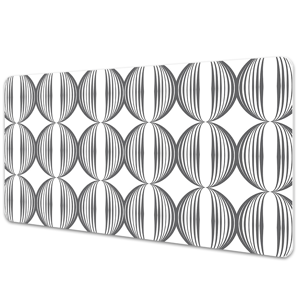 Mata na biurko Okręgi wzór vintage