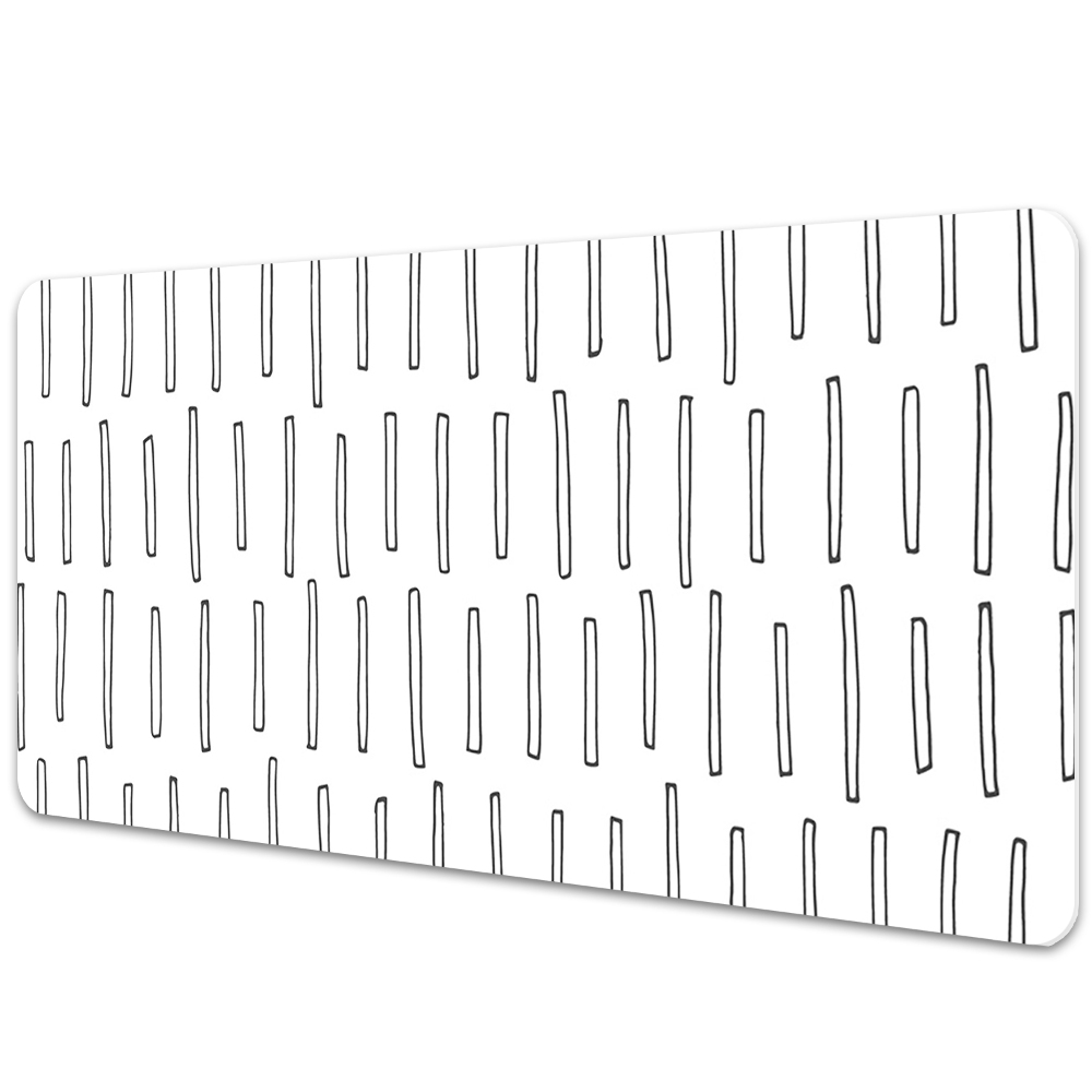 Mata na biurko Pionowe kreski