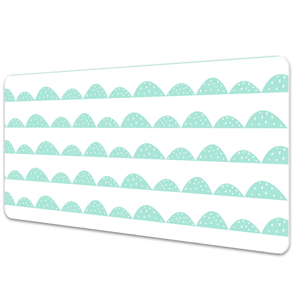 Mata na biurko Turkusowe pagórki