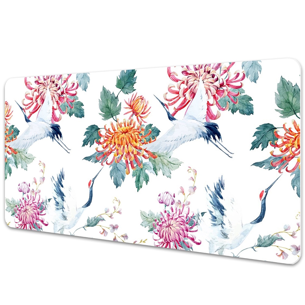 Podkładka na biurko z nadrukiem Lecące żurawie