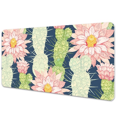 Podkładka na biurko z nadrukiem Kwitnące kaktusy