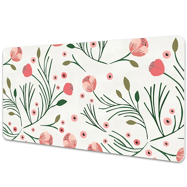 Podkładka na biurko z nadrukiem Maki w stylu vintage
