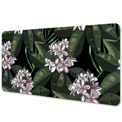Podkładka na biurko z nadrukiem Kwiaty z tropikalnej wyspy