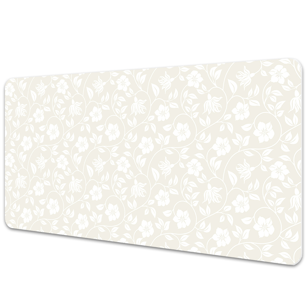 Podkładka na biurko z nadrukiem Kwiaty na tapecie