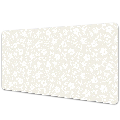 Podkładka na biurko z nadrukiem Kwiaty na tapecie