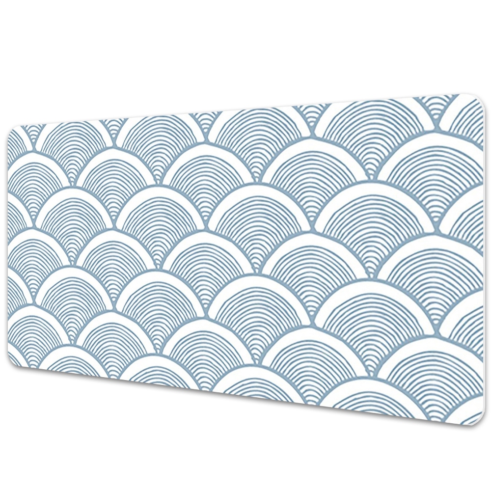 Podkładka na biurko z nadrukiem Wzór w rybie łuski