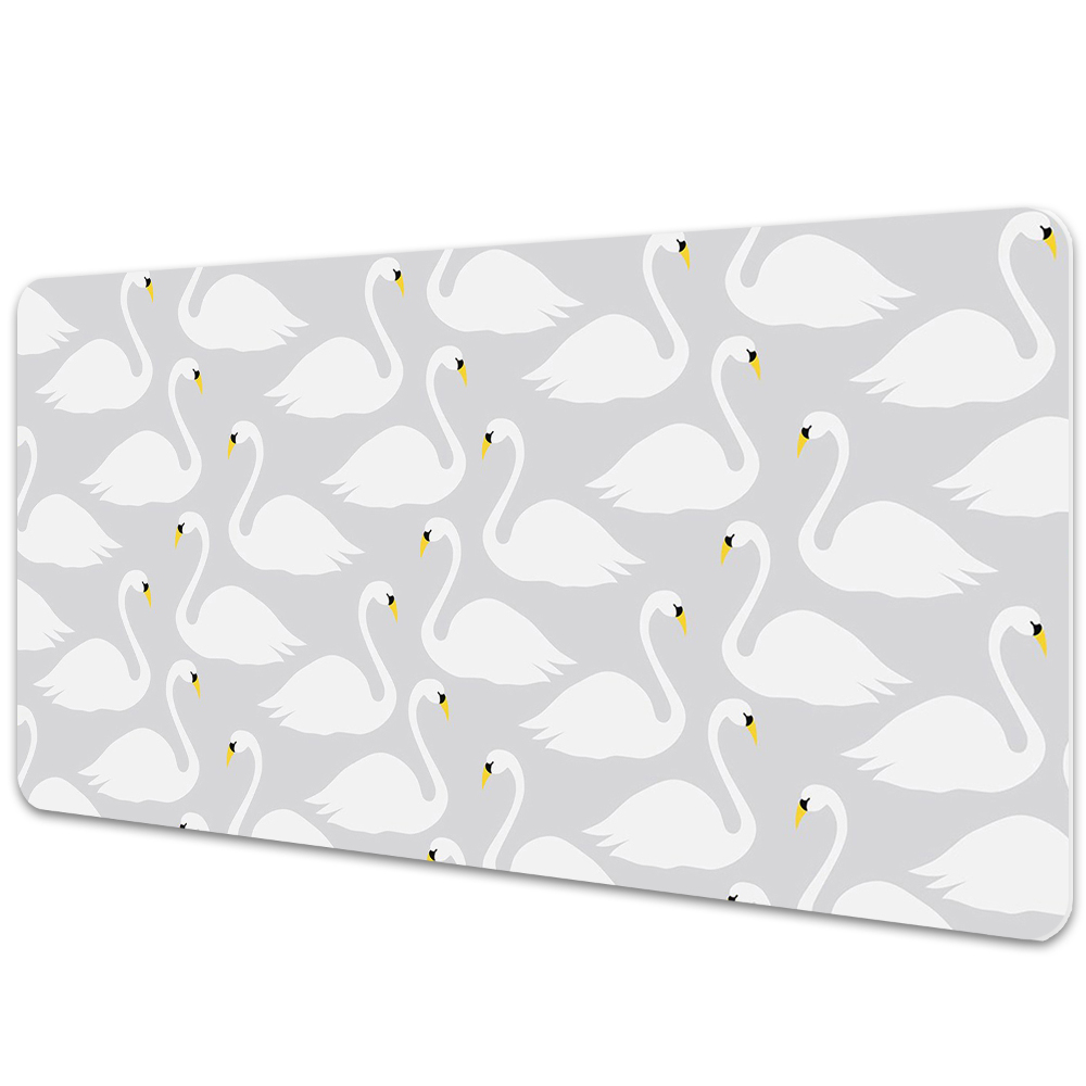 Podkładka na biurko z nadrukiem Łabędzie na wodzie