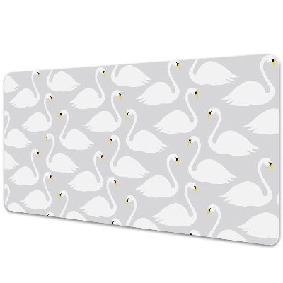 Podkładka na biurko z nadrukiem Łabędzie na wodzie