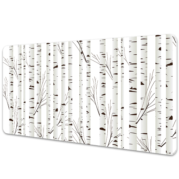 Podkładka na biurko z nadrukiem Brzozowy las