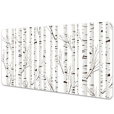 Podkładka na biurko z nadrukiem Brzozowy las