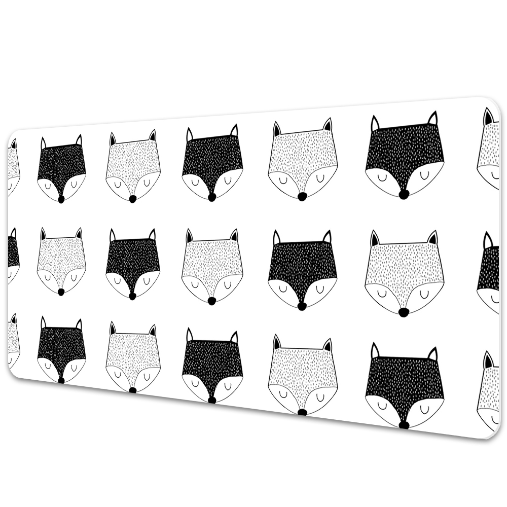 Podkładka na biurko dla dzieci Wzór w małe lisy