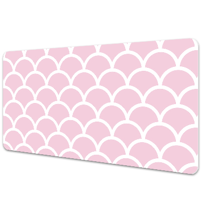 Podkładka na biurko z nadrukiem Różowe rybie łuski