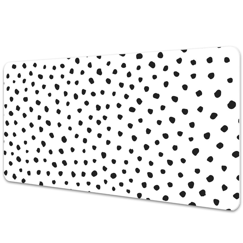 Podkładka na całe biurko Małe geometryczne kropki