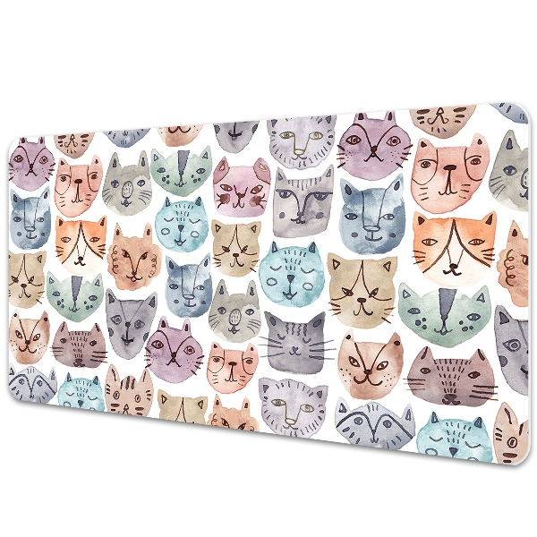 Podkładka na biurko dla dzieci Koty malowane
