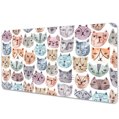 Podkładka na biurko dla dzieci Koty malowane