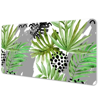 Podkładka na całe biurko Tropikalne liście