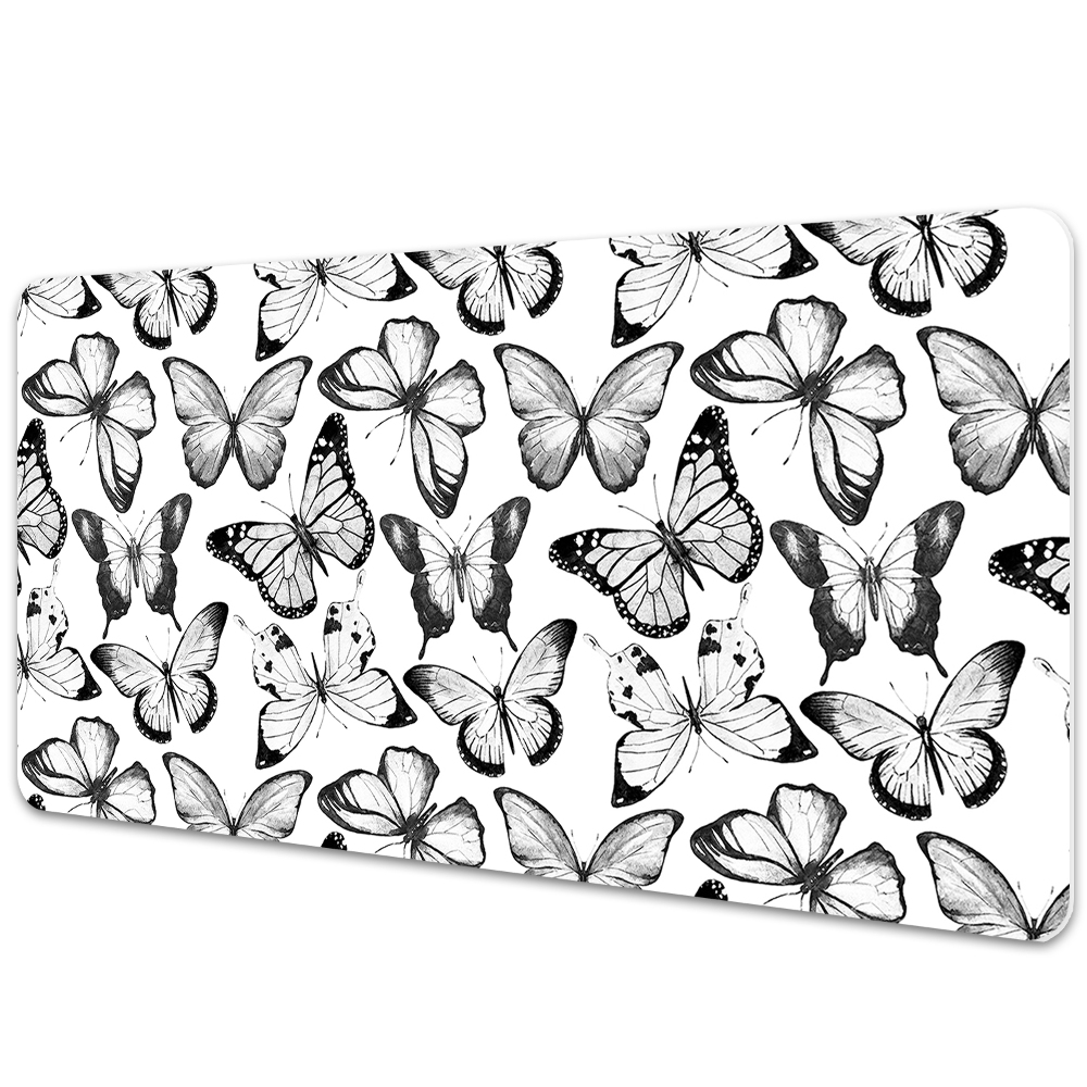 Podkładka na całe biurko Szkicowane motye