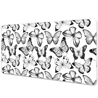 Podkładka na całe biurko Szkicowane motye