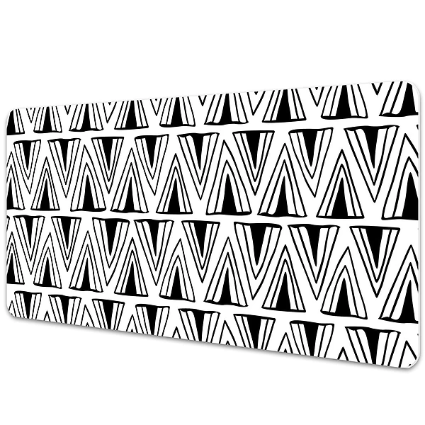 Podkładka na całe biurko Boho w stylu geometrycznym