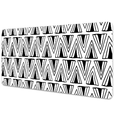 Podkładka na całe biurko Boho w stylu geometrycznym