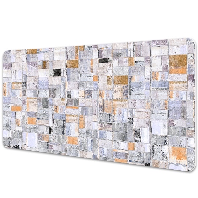 Podkładka na całe biurko Tekstura kolorowych kafelków