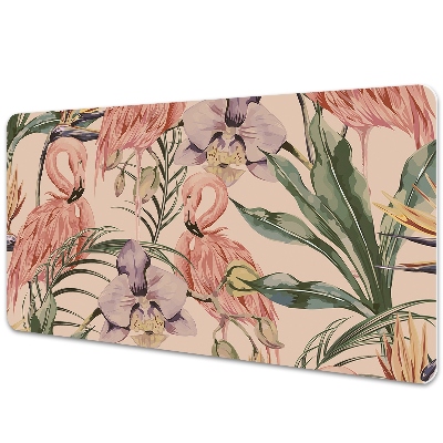 Podkładka na całe biurko Motyw flamingów