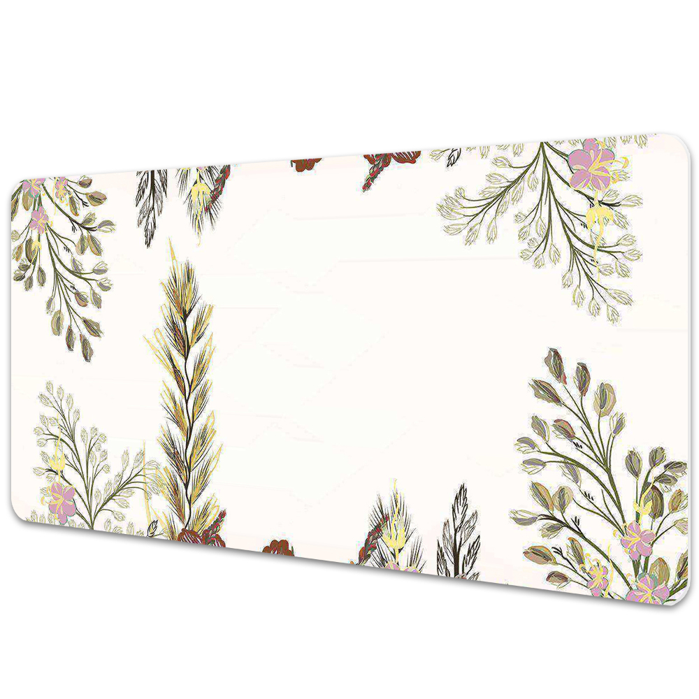 Duża mata na biurko Kwiaty na łące