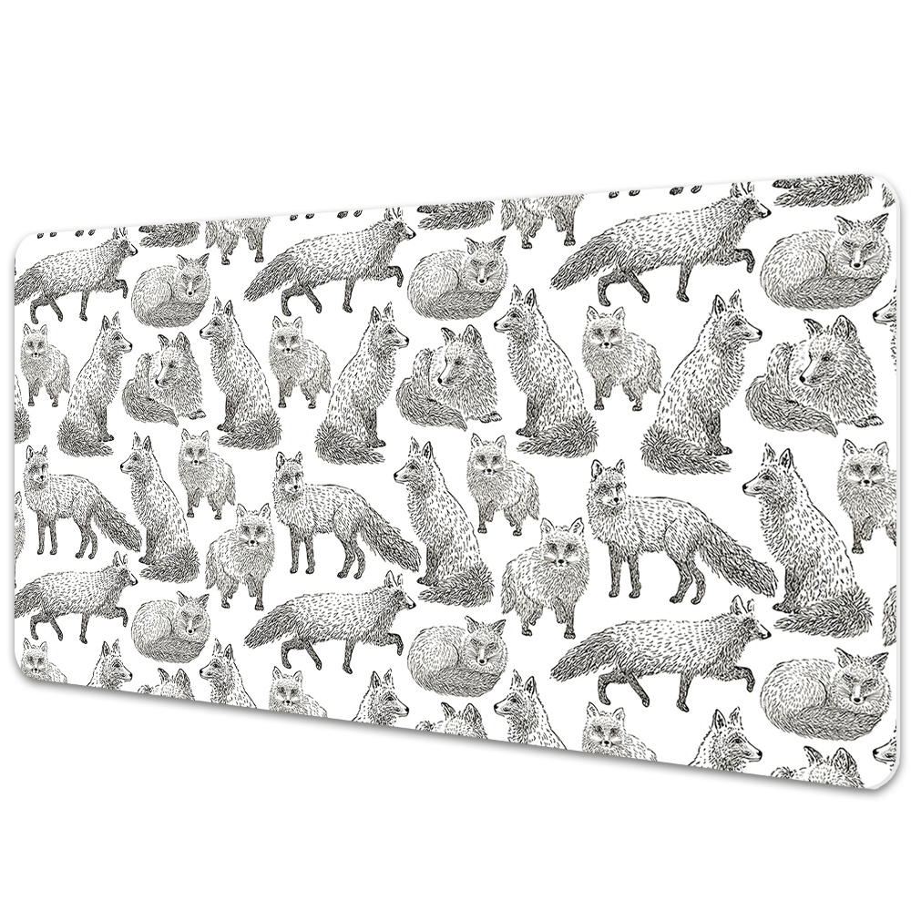 Duża mata na biurko Rysowane listy