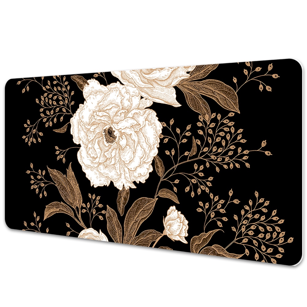Duża mata na biurko Róże w stylu vintage