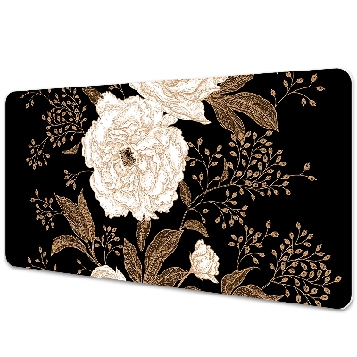 Duża mata na biurko Róże w stylu vintage