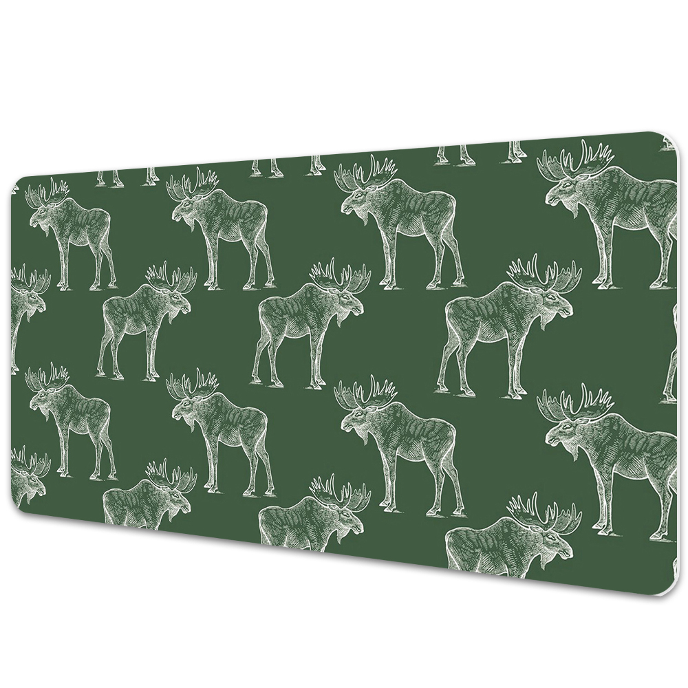 Duża mata na biurko Skandynawskie łosie