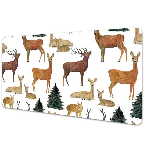 Duża mata na biurko Król lasu