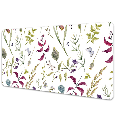 Duża mata na biurko Roślinny motyw