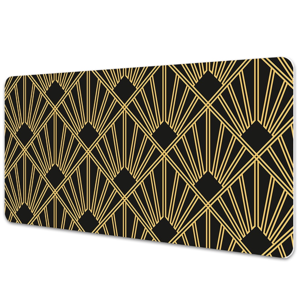 Duża mata na biurko Geometryczne art deco