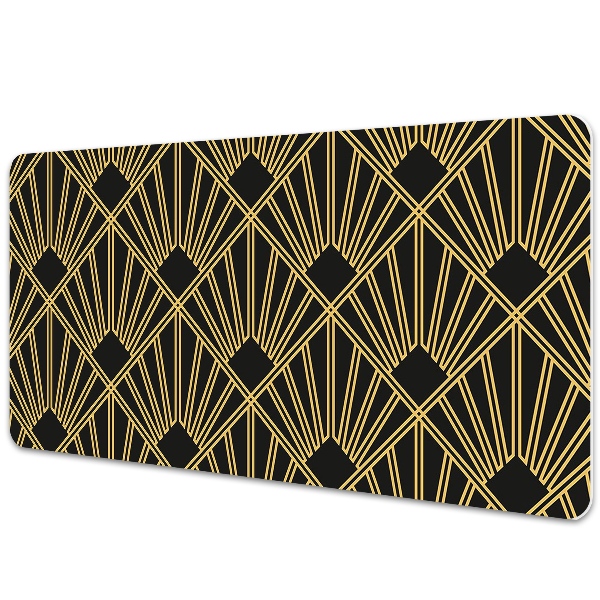 Duża mata na biurko Geometryczne art deco
