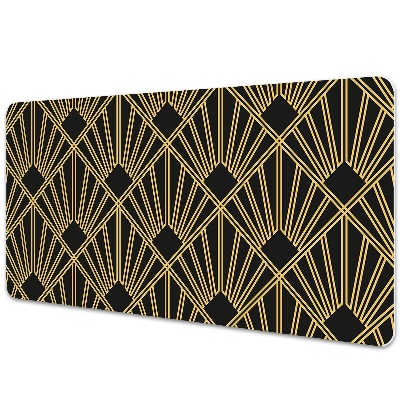 Duża mata na biurko Geometryczne art deco