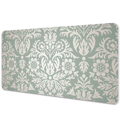 Duża mata na biurko Kwiatowy wzór vintage