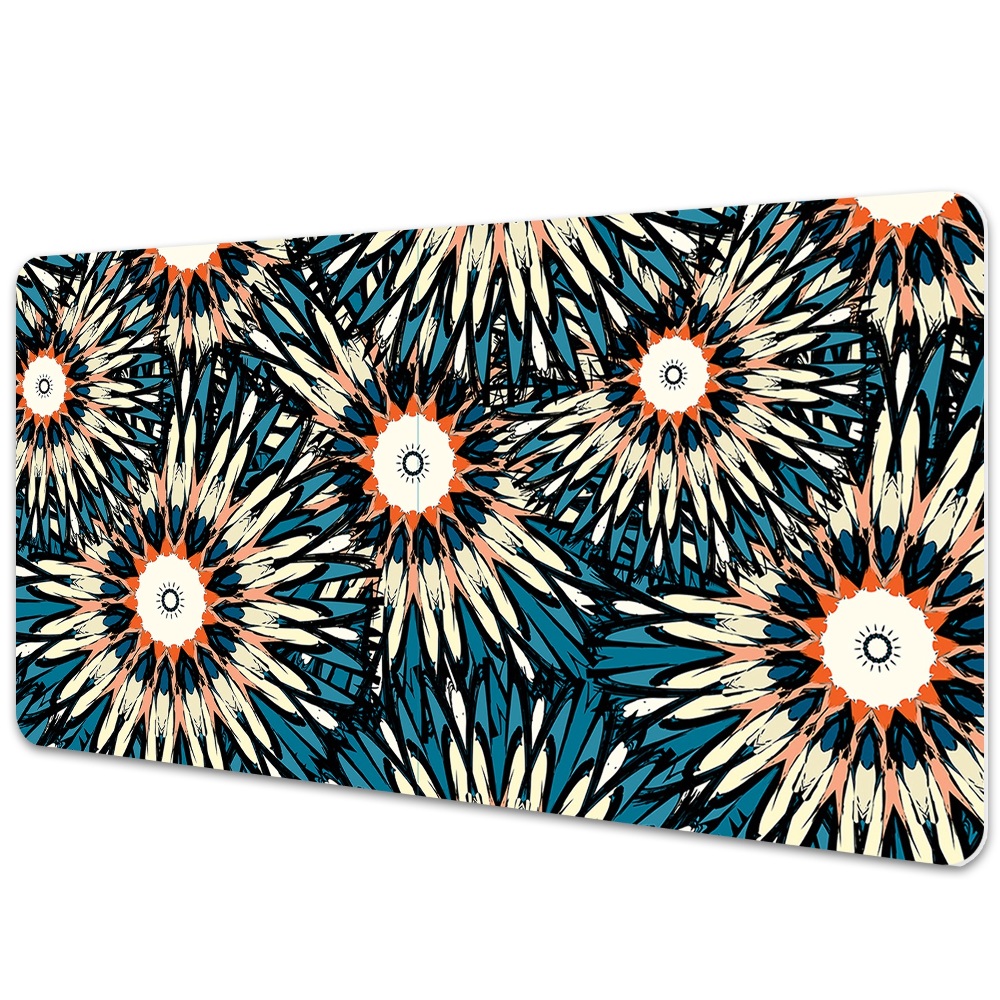 Duża mata na biurko Piękna mandala vintage