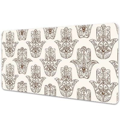 Duża mata na biurko Brązowy symbol vintage